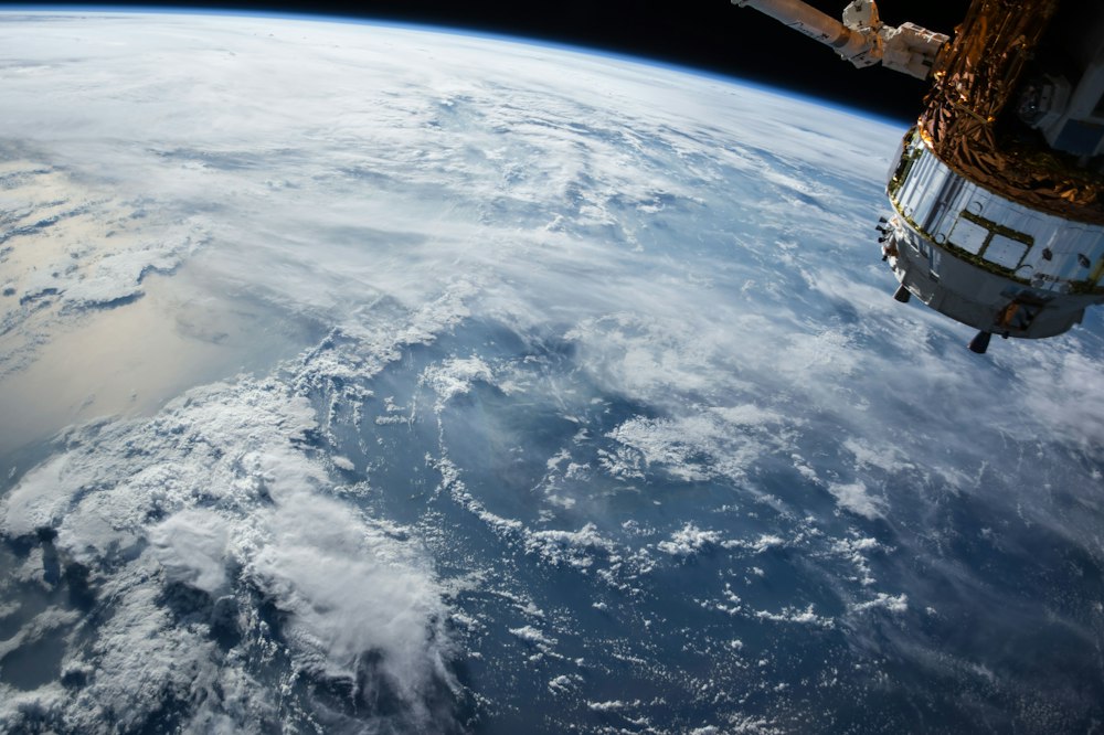 Space station above Earth