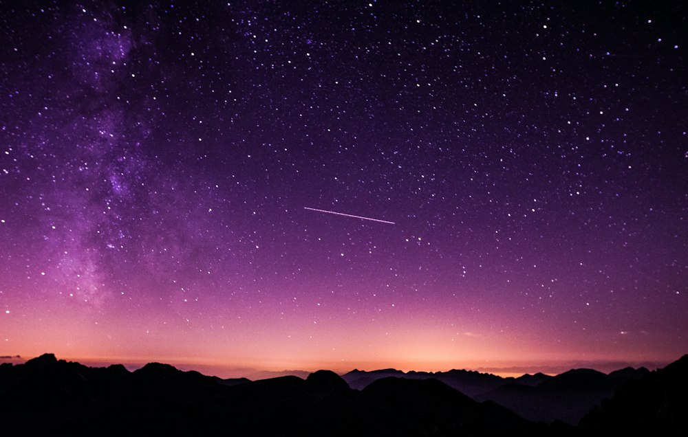 Milky Way over desert
